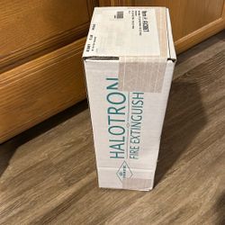 Halotron Fire Extinguisher.