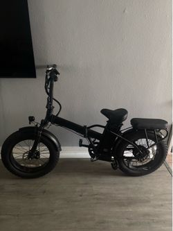 black electric bike