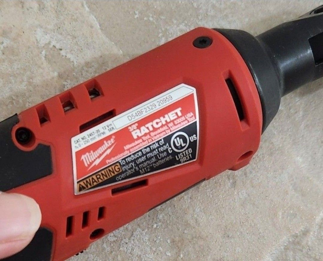 M12 12V Lithium-Ion Cordless 3/8 in. Ratchet (Tool-Only)