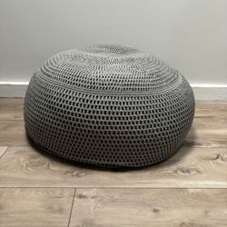 Crate&Barrel Indoor/Outdoor Pouf!