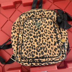 Betsy Johnson Leopard Mini Backpack
