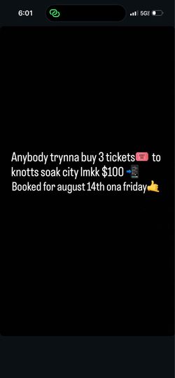 Soak city tickets