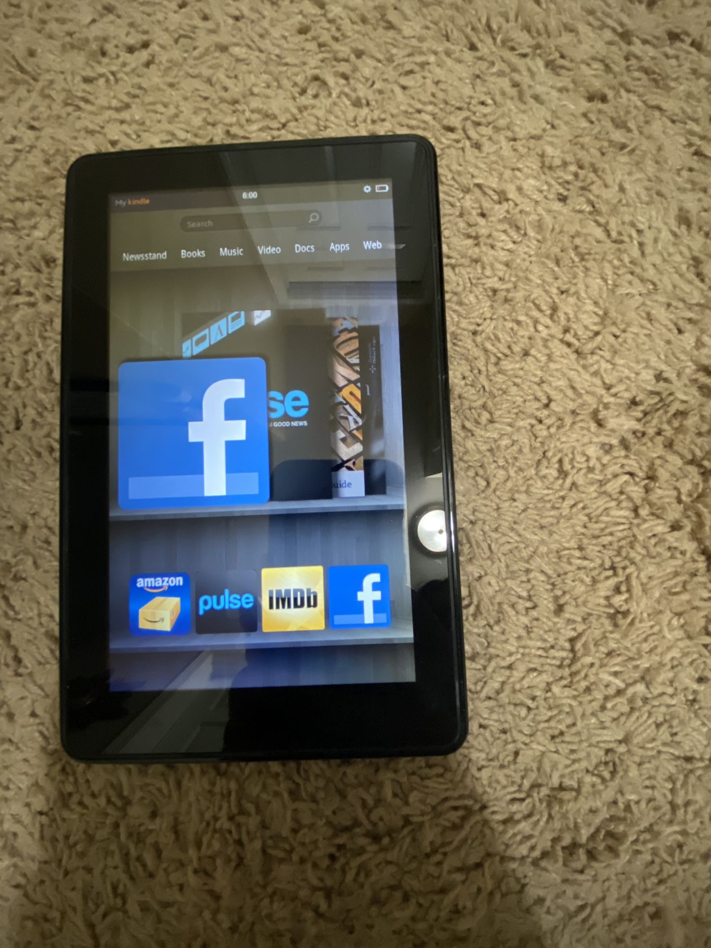 Kindle w/ protective case