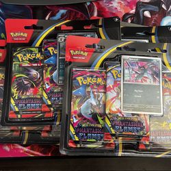 2 Pokémon Mega Evolution Phantasmal Flames Booster Pack w/ Sneasel Promo
