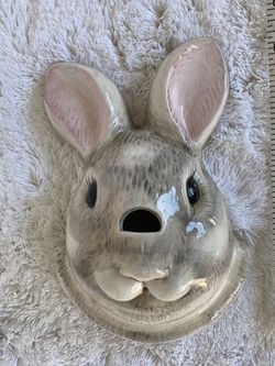Ceramic Rabbit Decor
