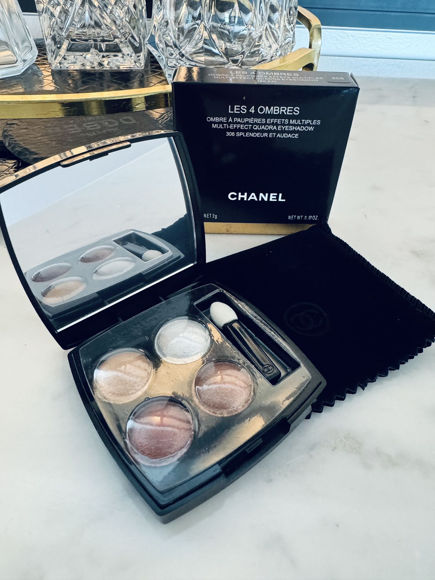 New CHANEL 💕 Limited Edition Les 4 Ombres Eyeshadow Quadra Pallet Sample Bronze WarmPink