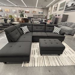 SECTIONAL WITH OTTOMAN