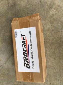 Electric trolling motor mount.