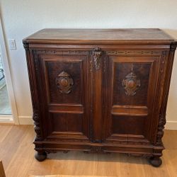 antique Wood Tv Cabinet