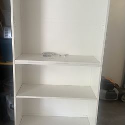 Tall White Shelf 