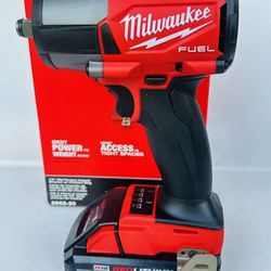 Milwaukee M18 FUEL Gen-2 18V Lithium-Ion Brushless Cordless Mid Torque 1/2 in. Impact Wrench w/Friction Ring (Tool-Only)