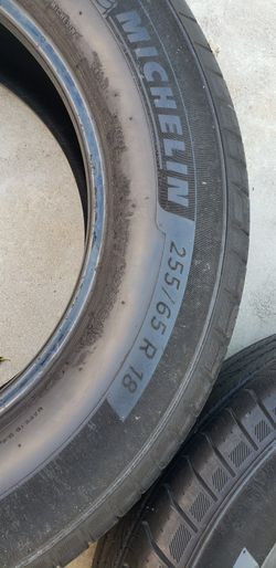 Michelin Tires 255 65 18