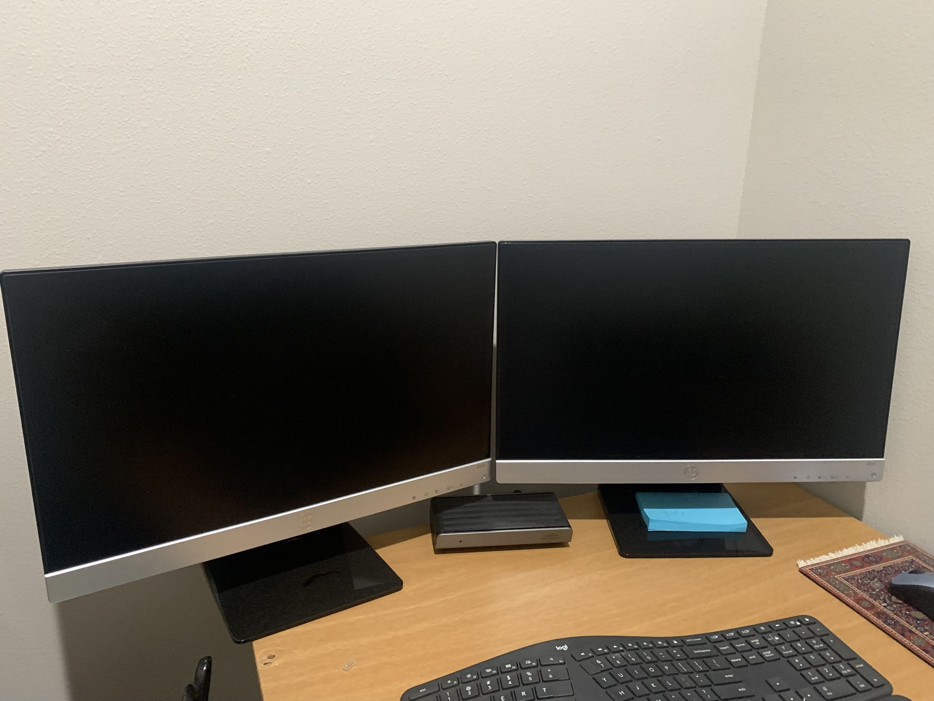 Dual HP Monitors 22inch - Price For Each