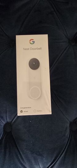 Nest Doorbell 2nd Generation Wired.