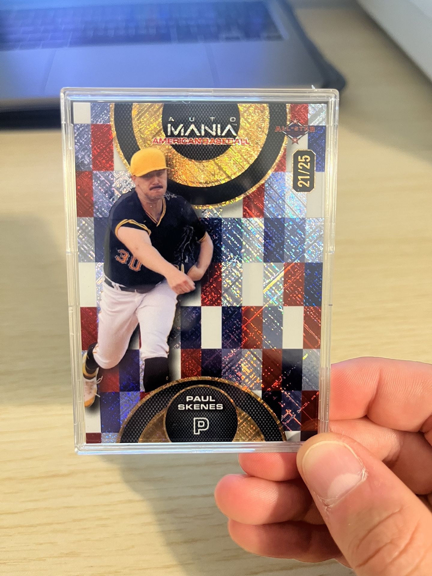 Paul Skenes Auto Mania Numbered Cards