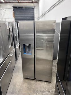 🔥 Samsung 27.4 Cu Ft Side-By-Side Refrigerator - Stainless Steel - RS27T5200SR