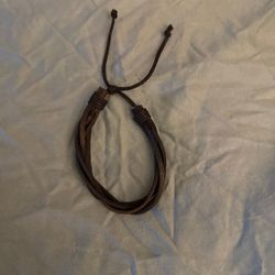 Black Leather Bracelet