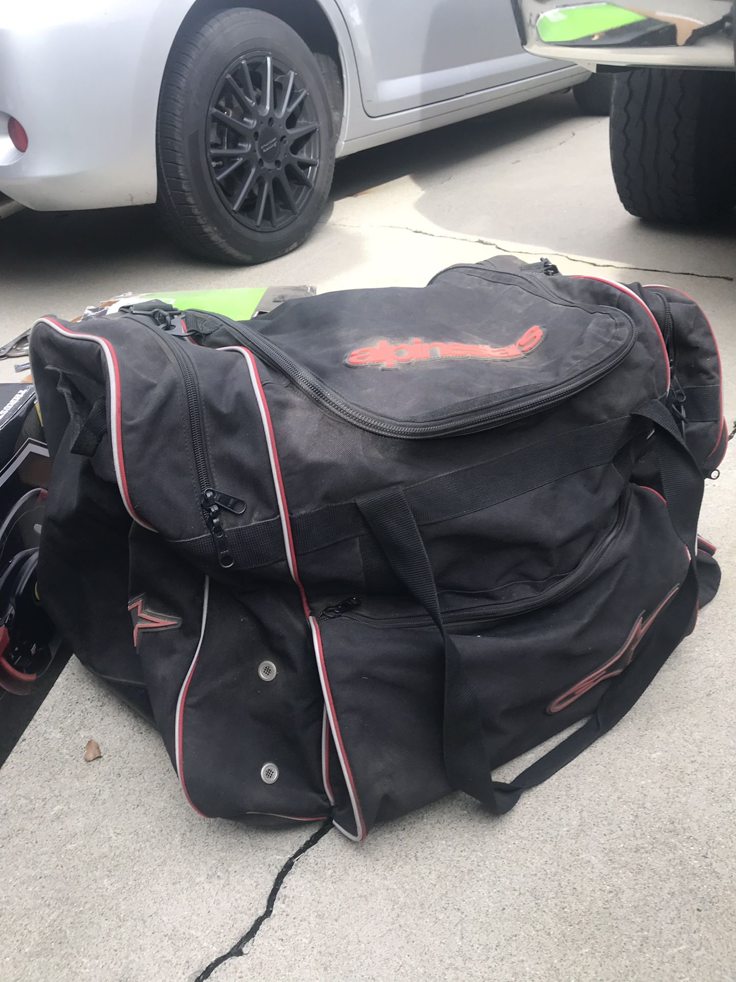 Motorcycle/ Dirt bike gear bag and misc.