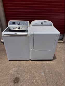 Washer and dryer electric XL set