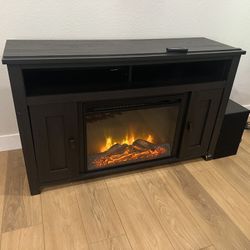 Entertainment Center with Fireplace 48” x 16” x 30”