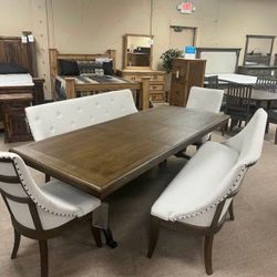 Dining Set W/ Buffet Table 