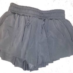 Womans Black Athletic Shorts Butterfly Shorts Size Xs 