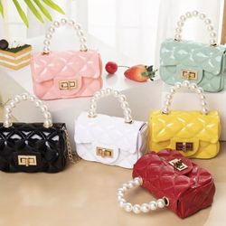 Pearl Jelly Purse for Girl