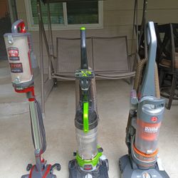 3 Vacuum Cleaners Hoover Bissell Zero M $80 Each