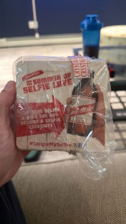 Red Stripe Summer of Selfie Love Coaster Set
