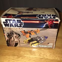 2012 Lucasfilm Star Wars 2 PodRacers 