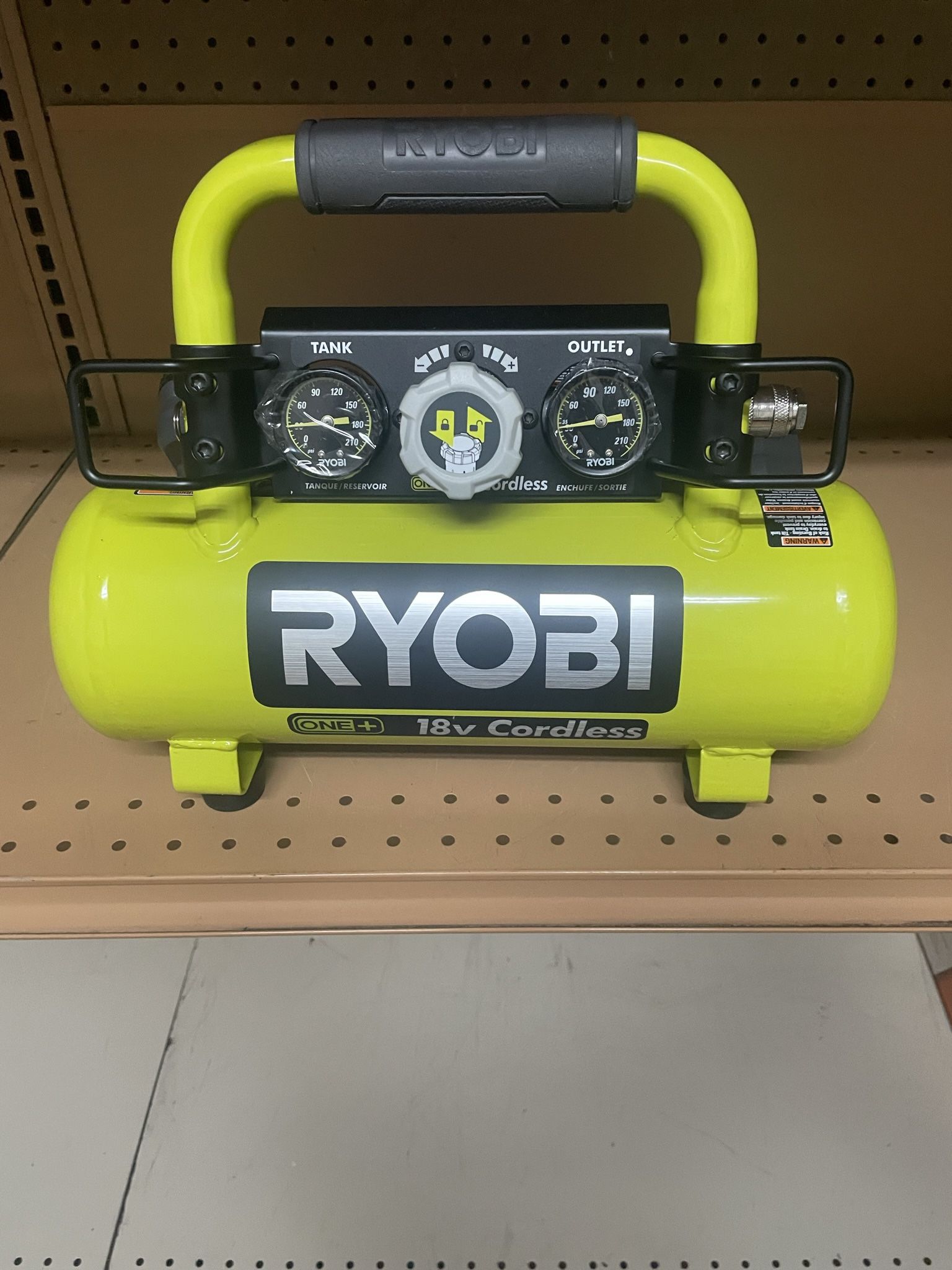 RYOBI ONE+ 1 Gal. 120 PSI Portable 18V Horizontal Air Compressor (tool Only)