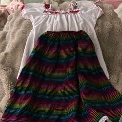 Mexican Shirt And Skirt 