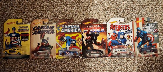 HOT WHEELS CAPTAIN AMERICA COLLECTION