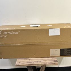 LG 45GR65DC-B Ultragear Curved Gaming Monitor 45-Inch 32:9 QHD 200Hz 1ms UltraWide Display AMD FreeS