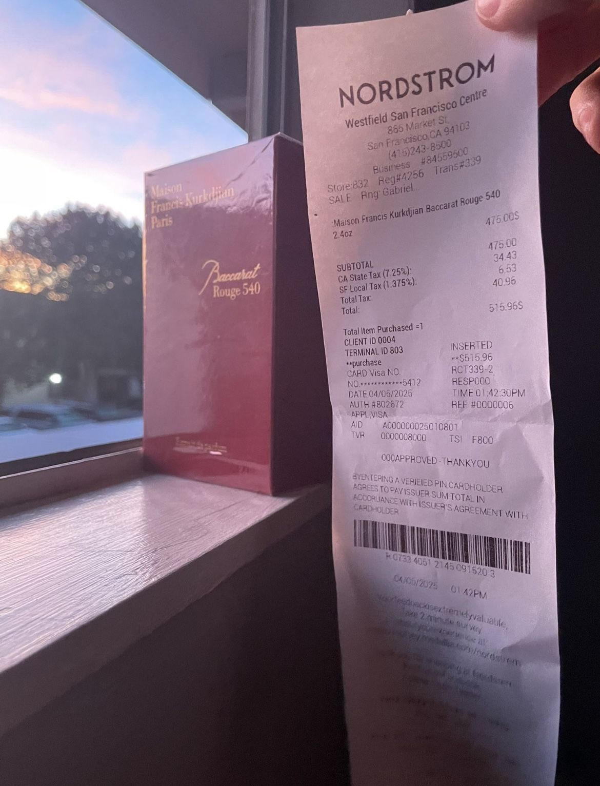 Baccarat Rouge 540 NOT FREE !!