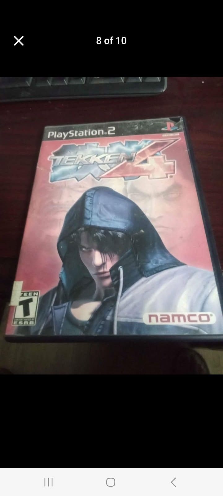TEKKEN 4 PS2 GAME WITH MEMORY CARD $35 FINAL PRICE 