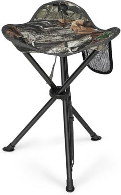 Portable Folding Camping Stool – Lightweight Tripod Chair for Hiking, Travel & Outdoor Use (New)