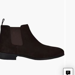 Calvin Klein Donto Chelsea Boots Brown Suede Men’s