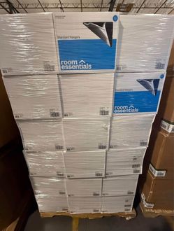 BULK LIQUIDATION: Pallet of 108 Boxes (5,400 Total) Hangers