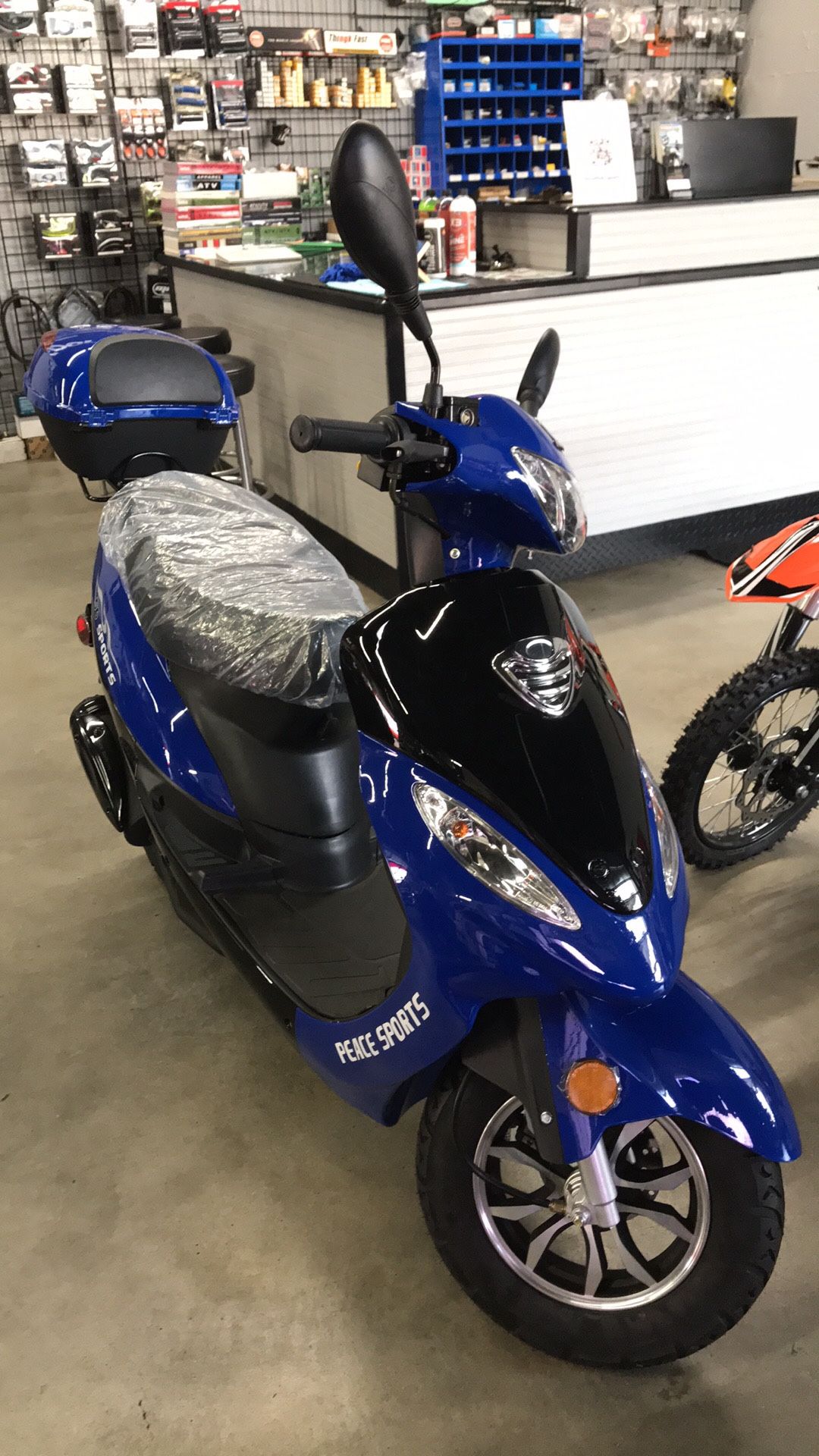 Peace sport Blue Moped New 50 Sports