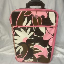 BEST OFFER Vintage Roxy faux leather carry-on suitcase