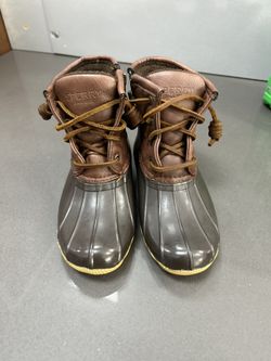 Sperry Duck Rain Boots Size 12C Girls 