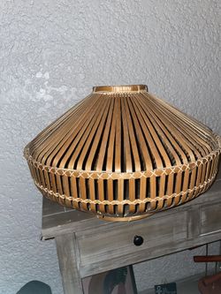 Wooden Hanging Lampshade