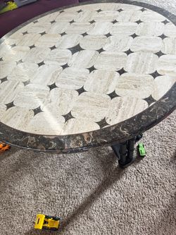 Italian coffee table marble Rare