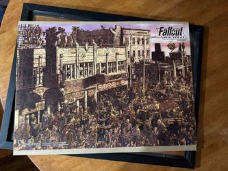 Fallout New Vegas All Roads Lithograph Poster Comic Con