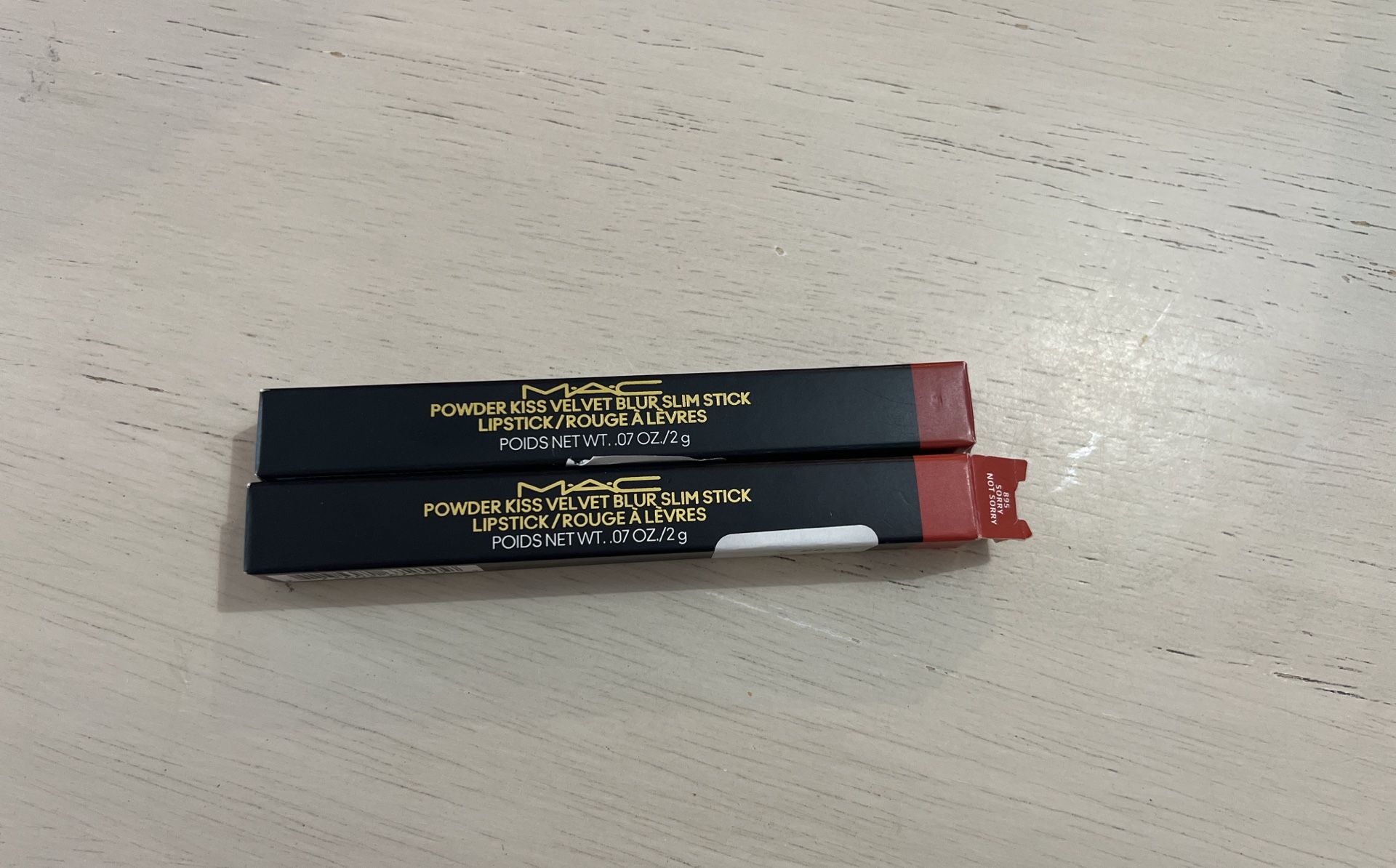 2 Mac Lipsticks