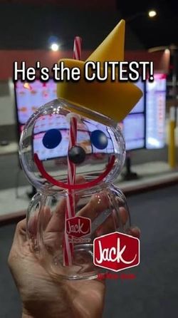 Jack in the box cup