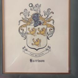 Harrison Family Crest 