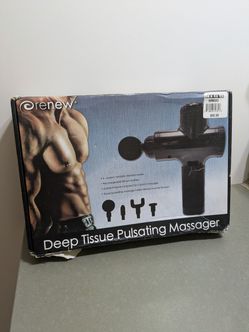 Renew Deep Tissue Pulsating Massager Brand New 
