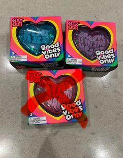 Nee Doh Good Vibes Only Heart